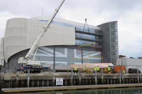 Team Ineos's base in the city. The team have put their America's Cup plans on hold with expertise being diverted to support the coronavirus fight.