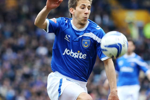 Wes Fogden had quit the Championship with Bournemouth to aid Pompey's battle against relegation from the Football League in January 2014. Picture: Joe Pepler