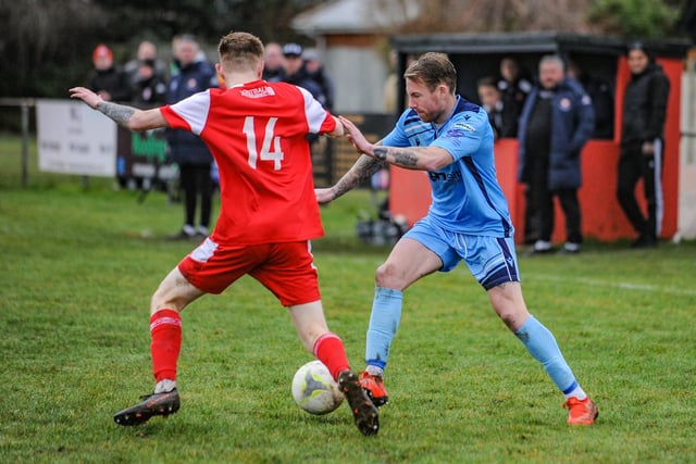 AFC Portchester (blue) v Bournemouth Poppies. Picture by Daniel Haswell