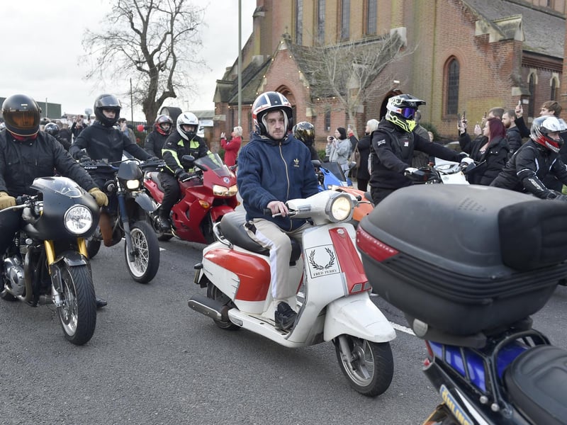 The funeral of Levi Kent took place on Thursday, December 21, 2023 at St John's Church in Forton Road, Gosport.
Picture: Sarah Standing