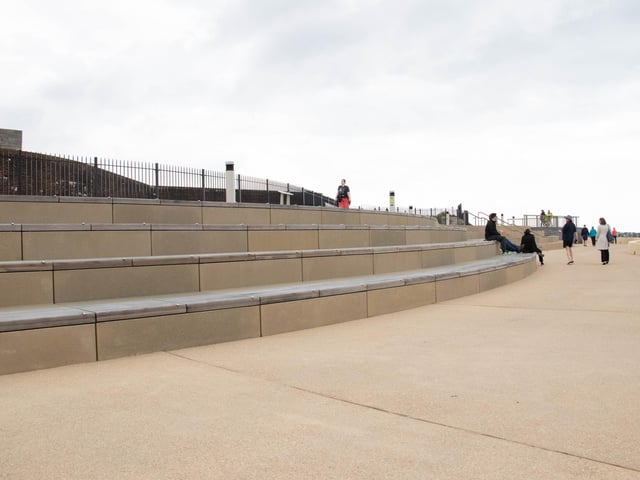 The Theatre of the Sea - a split-level promenade in front of Southsea Castle at the southernmost point of the coastlinePicture: Habibur Rahman