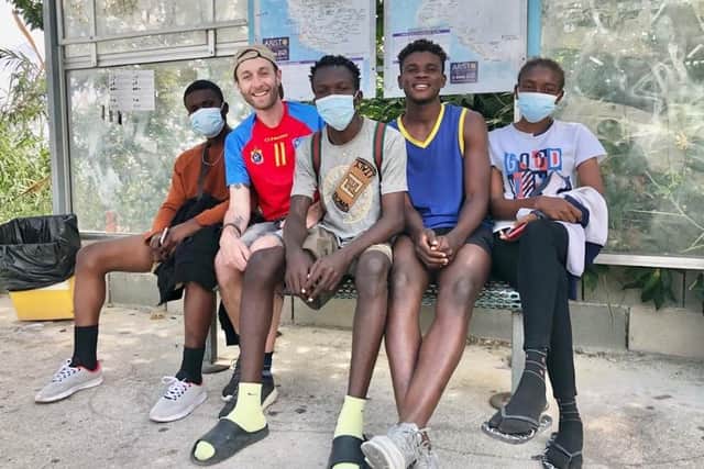 Pompey fan Antonio Massari, 35, has travelled to more than 22 countries since taking on his challenge to wear a different football shirt every day