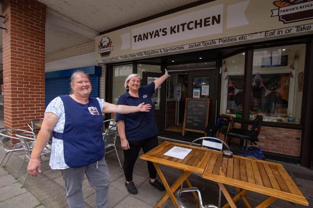 Tanya's Kitchen owner Tanya Birch with manager, Elaine Bettam