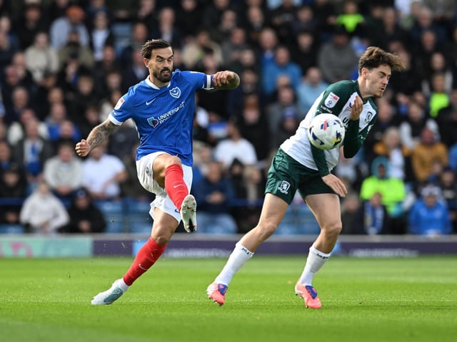 Always wanted the ball, always wanted to dictate play, always prepared to fight. But, other than the end of the first half, couldn’t help Pompey get a foothold as hosts swamped him.