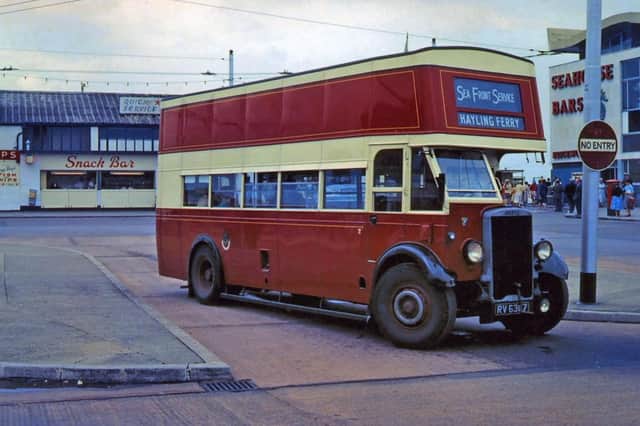 Retro Bus Line Names Appeal goes out to help restore a vintage Portsmouth open top bus