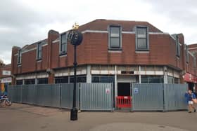 The work has begun to transform the former Subway into a MacDonald's