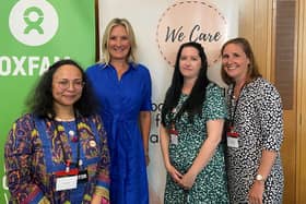 Dame Caroline Dinenage hosted a reception for carers and charities that support  them in Parliament this week