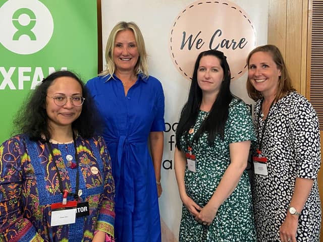 Dame Caroline Dinenage hosted a reception for carers and charities that support  them in Parliament this week