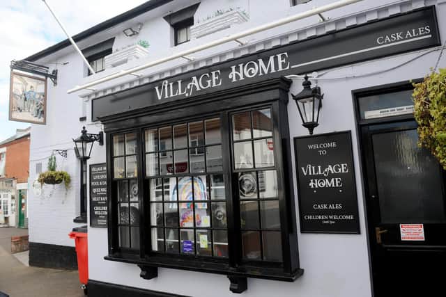 The Village Home pub in Village Road, Alverstoke, has had to close its doors after a suspected case of coronavirus. Picture: Sarah Standing (060720-1166)