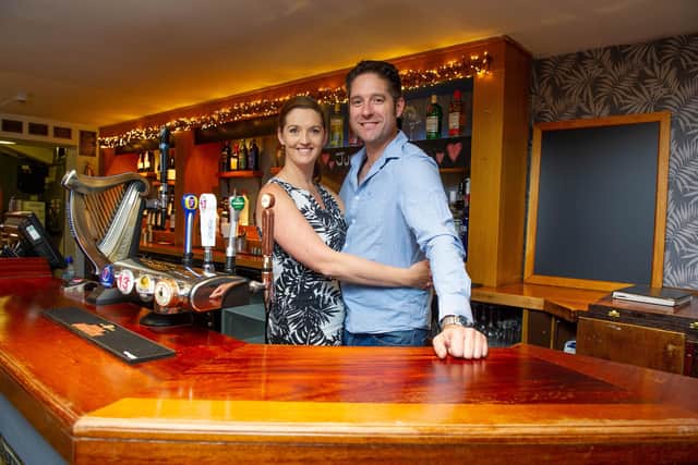 Monique and Alex Rogers at the Seahorse pub in Gosport.
Picture: Habibur Rahman