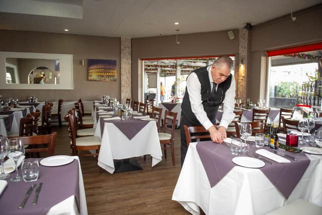 O Sole Mio Two has been awash with cancellations this December and only has four tables booked in for New Years Eve. Picture: Habibur Rahman