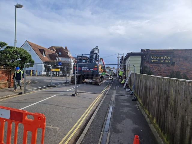 The Osborne View, struck by a huge fire which is believed to have started as a result of a a tumble dryer electrical fault, pictured on Friday, February 23 2024.