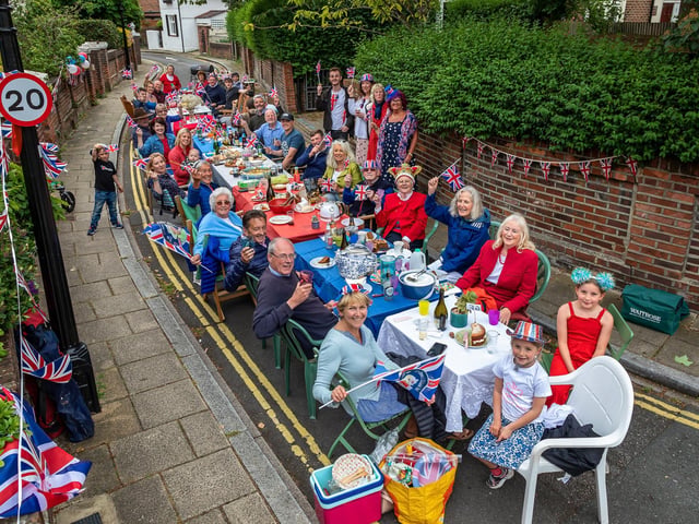 Jubilee street party thrown by the residents of Freestone Road in Southsea. Picture: Mike Cooter (050622)
