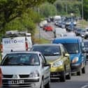 Delays are building on the motorway.