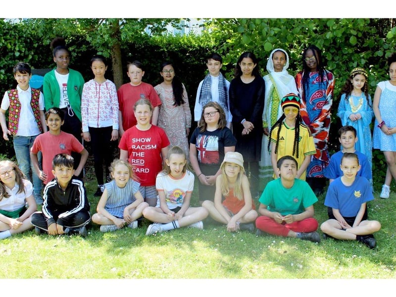 Cottage Grove Primary School Class 6C in Portsmouth.