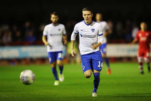 Joe Mason had an unsuccessful loan spell at Fratton Park in the 2018-19 season. Picture: Joe Pepler