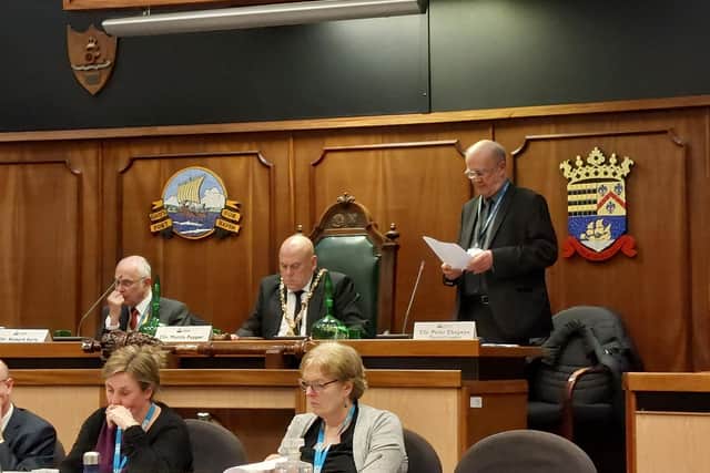 Disagreements were had over the council's budget plans