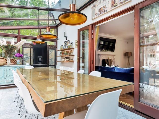 This seven bedroom detached house in Mill Lane, Havant, is on the market for £2m. It is listed on Rightmove by Taylor Hill & Bond, Havant.