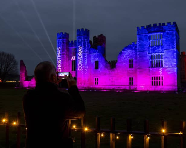 Christmas Light Trails, Cowdray Park, West Sussex. Taken November 2021. 
Photograph by Elliott Franks