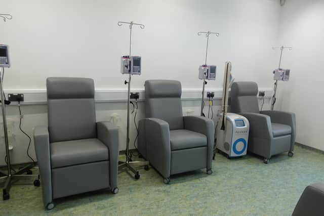 The new chemotherapy unit at Fareham Community Hospital.
Picture: PHU
