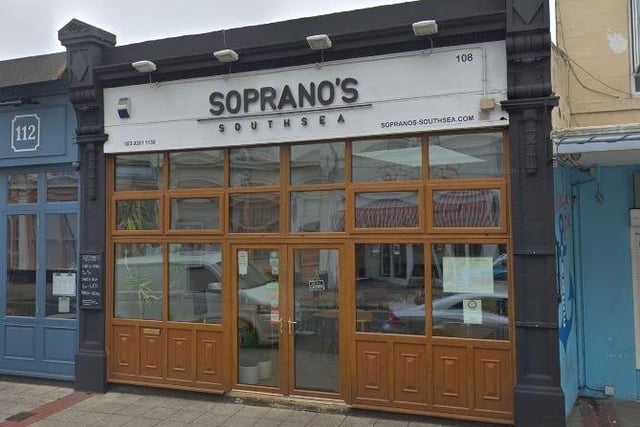 Soprano's, on Palmerston Road, was rated 4.6 out of five from 402 reviews on Google.