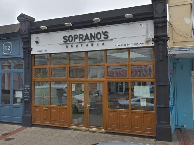 Soprano's, on Palmerston Road, was rated 4.6 out of five from 402 reviews on Google.