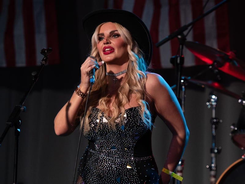 Mikki Evans performs at Country on the Coast 2024