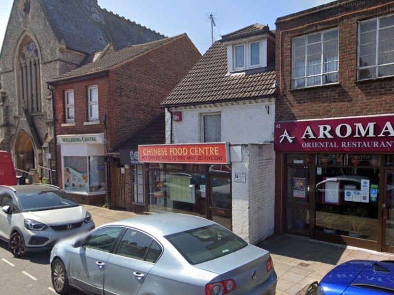 Chinese Food Centre at 41 North Street, Havant was rated five on March 28