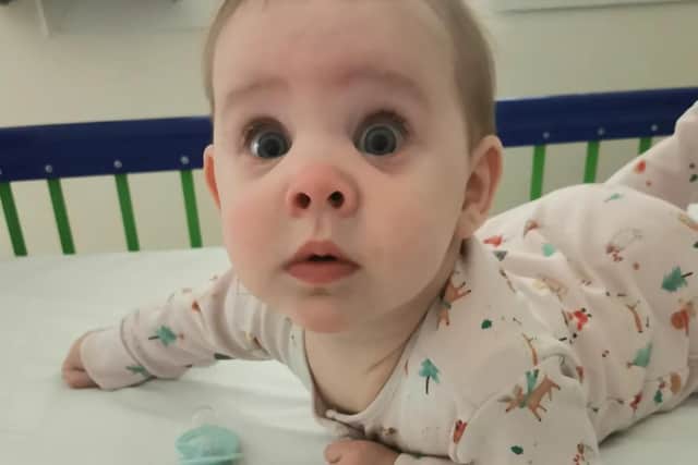 Five-month-old Ashlyne-Mai.