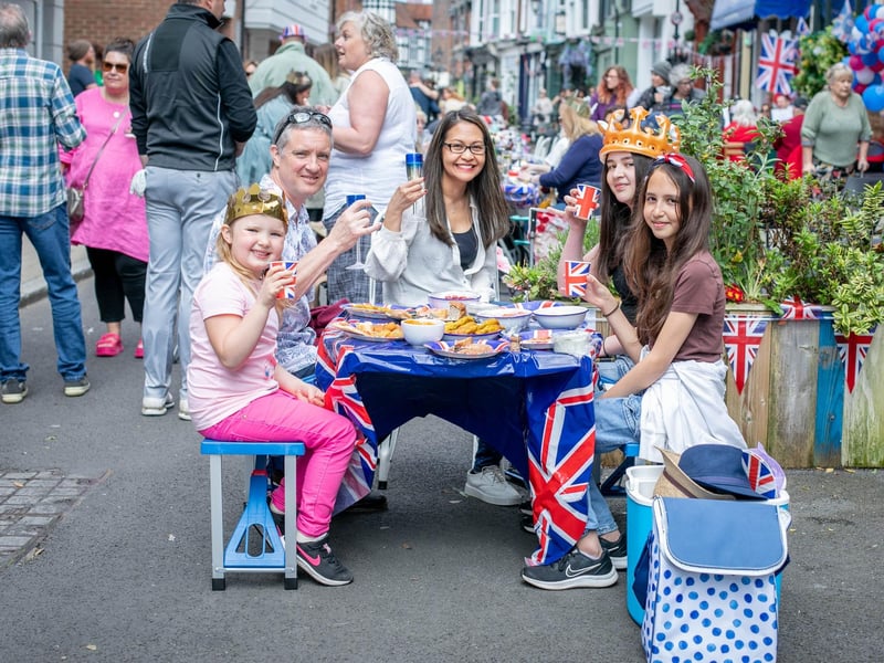 Castle Road's street party in Southsea