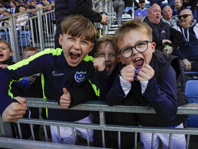 Pompey fans played a big role in carrying their team to a massive three points in their Championship survival battle against Blackburn Rovers.
