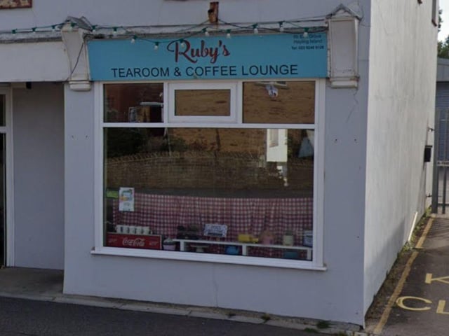 Ruby's Tea Room at 6b Elm Grove, Hayling Island was rated 5 on March 13.