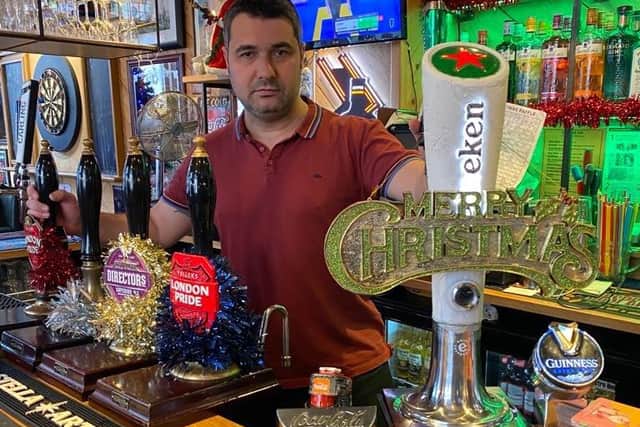 Tom Yaman, landlord of the Duke of Devonshire on Albert Road, Southsea.