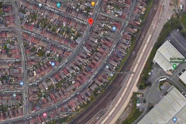 The area of Fratton which will see a one-way system brought in Picture: Google