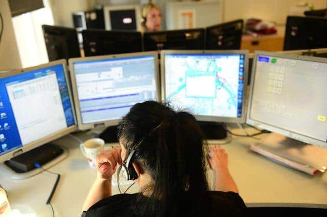 File photo of a control room elsewhere in England. Picture Scott Merrylees