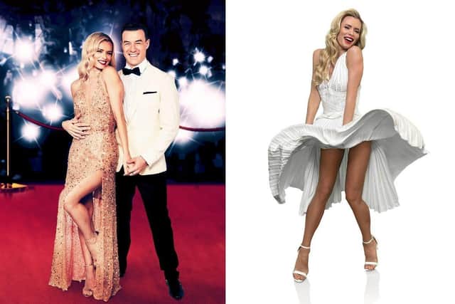 Photo issued by the TCB Group of Kai Widdrington and Nadiya Bychkova. Bychkova has described Marilyn Monroe as an "absolute icon" and her life-long "inspiration" as she recreated the actress' famous pose from The Seven Year Itch. Picture: PA