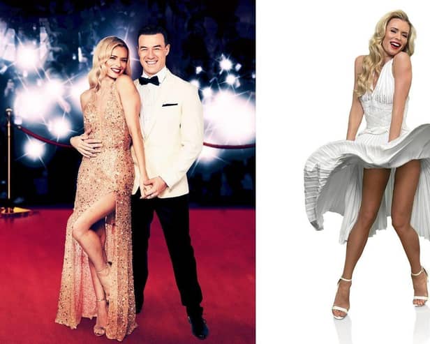 Photo issued by the TCB Group of Kai Widdrington and Nadiya Bychkova. Bychkova has described Marilyn Monroe as an "absolute icon" and her life-long "inspiration" as she recreated the actress' famous pose from The Seven Year Itch. Picture: PA