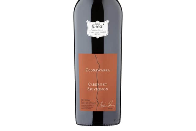 Tesco Finest Coonawara Cabernet Sauvignon.