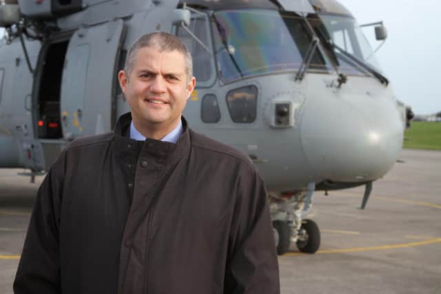 Nathan Colbern, deputy programme director for Merlin programmes at defence firm Lockheed Martin oversees Crowsnest