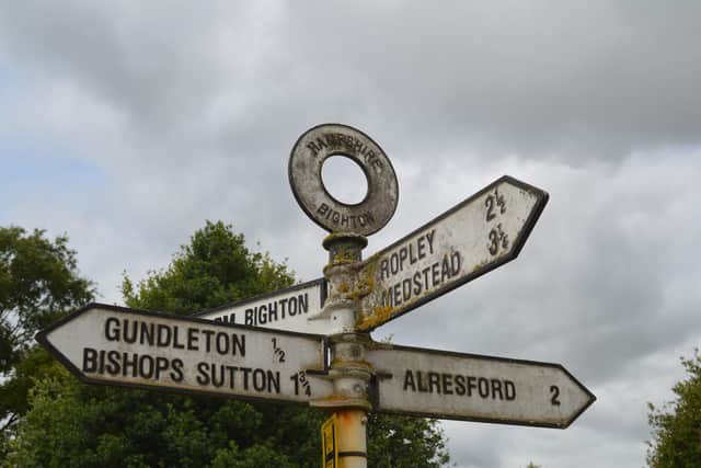 The villages of Bighton and Gundleton sit to the east of New Alresford. Picture: David George
