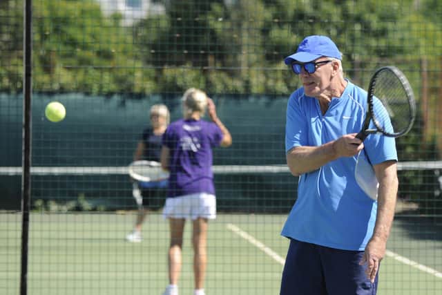 Some tennis courts in Drayton, Cosham and Milton have re-opened as lockdown measures in the UK were eased. Photo taken before the coronavirus lockdown. Image by: Ian Hargreaves (220619-7)