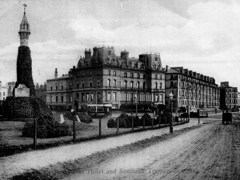 Formerly the Pier Hotel, now Portsmouth University's Rees Hall, on the corner of Southsea Terrace and Bellevue Terrace, Southsea.
Picture: Courtesy of Shirley Alton