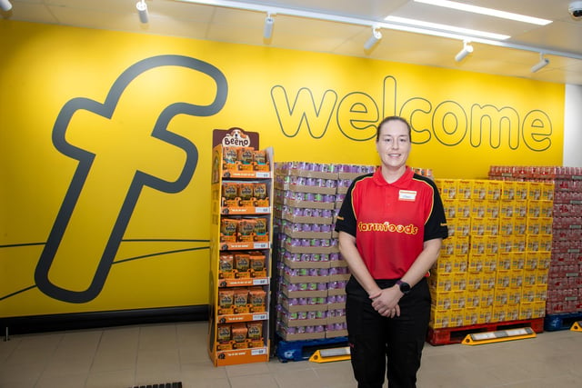 Pictured - Store Manager Clare Membry