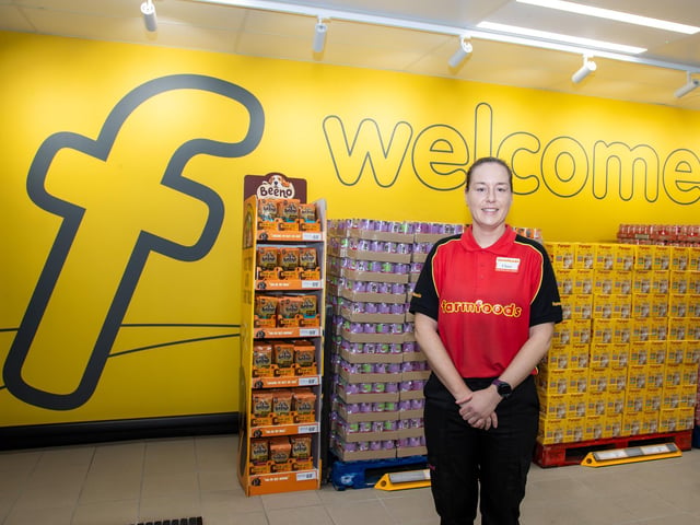 Pictured - Store Manager Clare Membry
