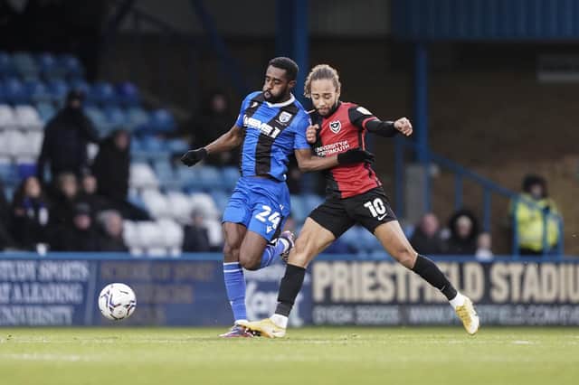 Pompey fans have expressed their feelings online after The Blues’ dramatic win at Gillingham. Picture:
