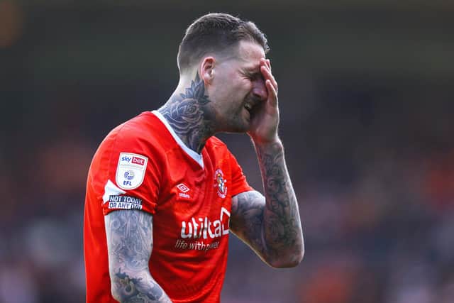 Former Pompey defender Sonny Bradley is set to leave Luton after five years at Kenilworth Road Picture: Alex Pantling/Getty Images
