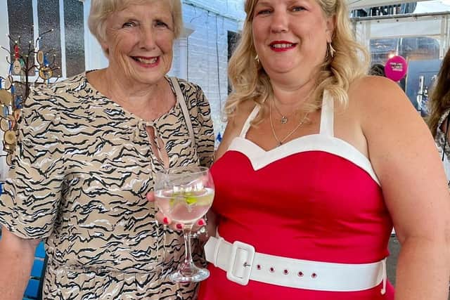 Caroline and her mum