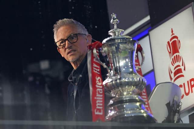 Gary Lineker said the FA Cup match between Brighton and Nottingham Forest was "boring"