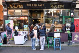 Record Store Day 2024 at Pie & Vinyl, Castle Road, Southsea.Picture: Chris  Moorhouse