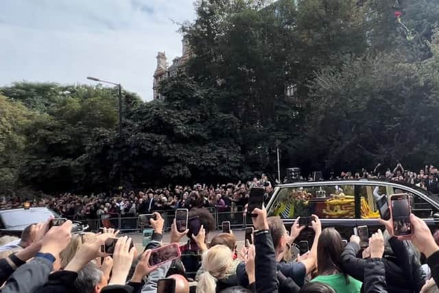 Thousands lined the streets around Hyde Park in order to pay their respects to Queen Elizabeth II.
